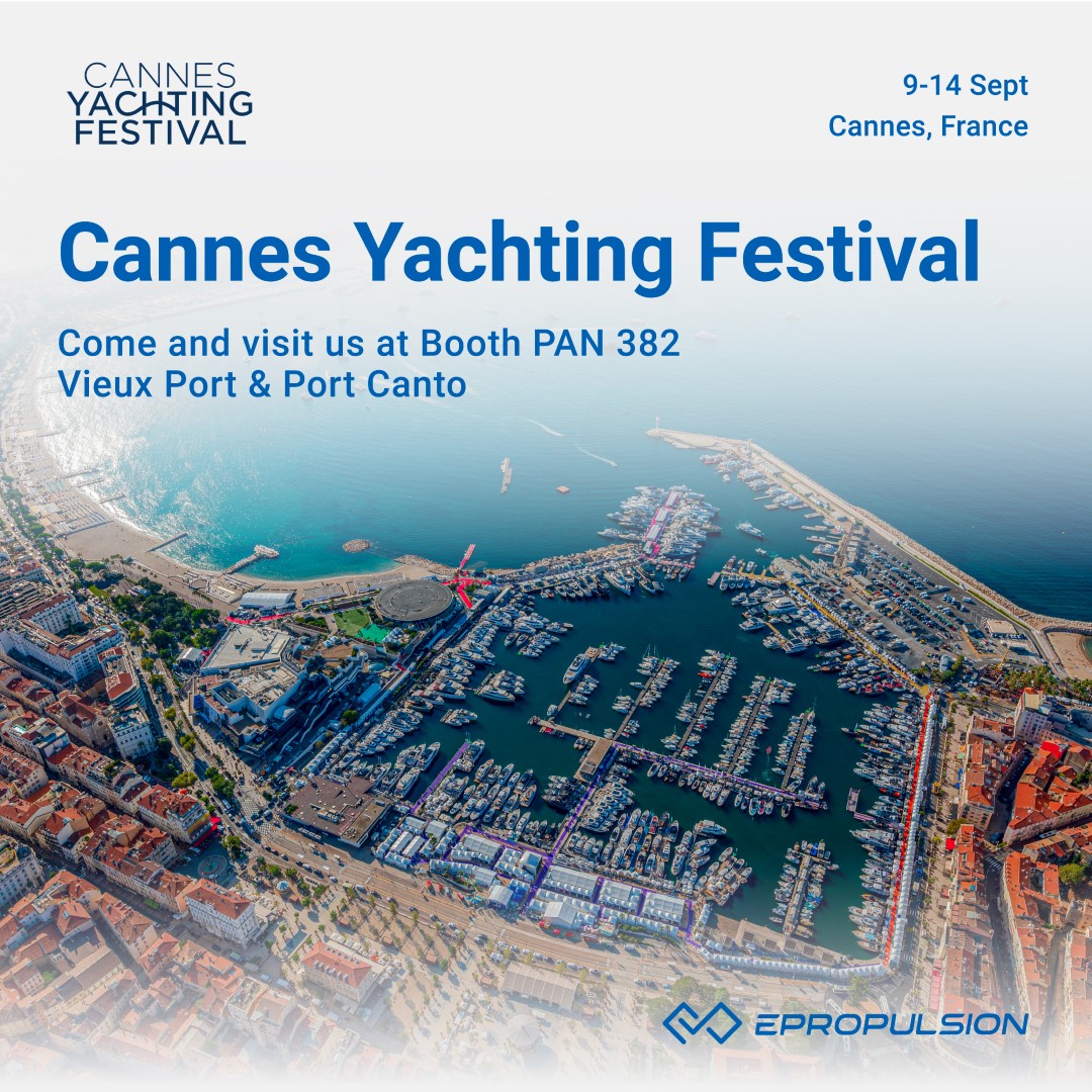 Join ePropulsion at Cannes Yachting Festival 2025