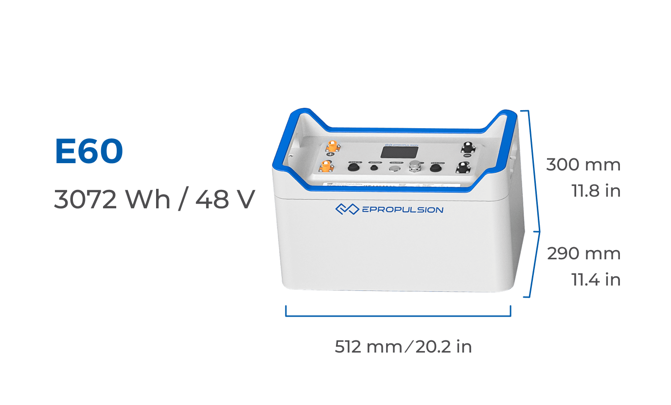 ePropulsion E60 Dimensions