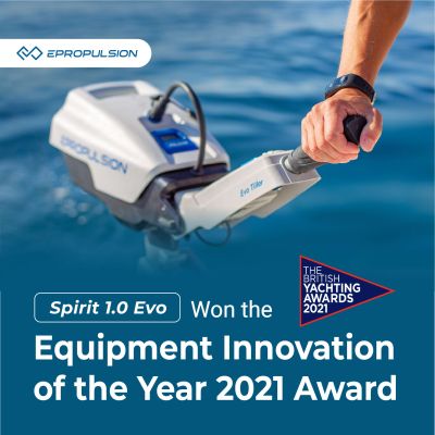 ePropulsion Spirit 1.0 Evo Selected as Equipment Innovation of the Year winner