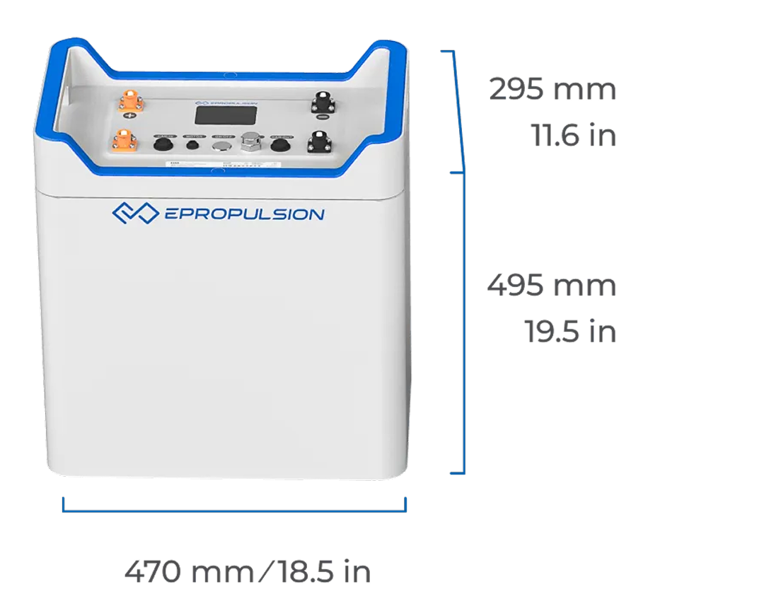 ePropulsion E163 Dimensions