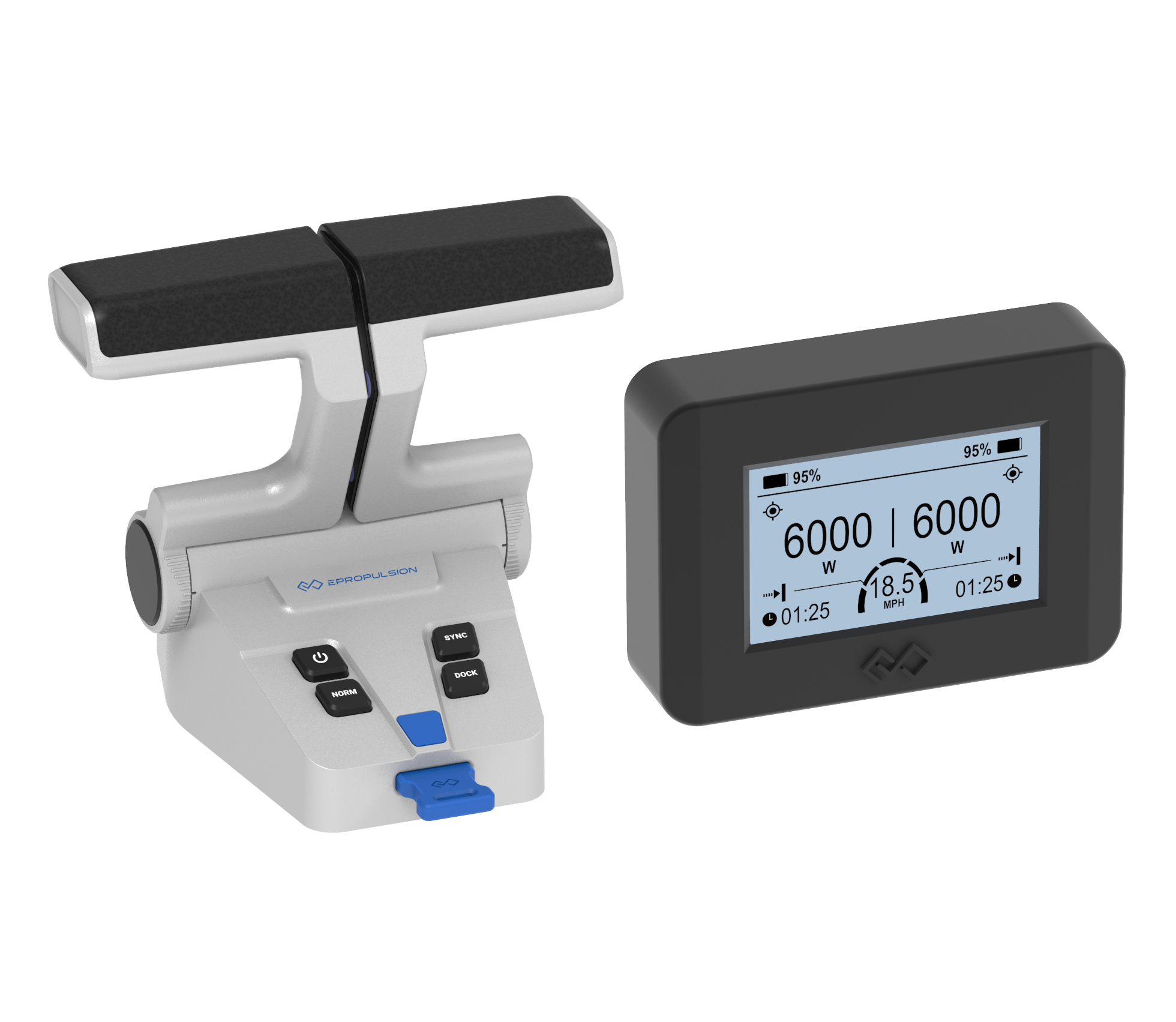 Evo Dual Control-electric motor control-outboard motor Control