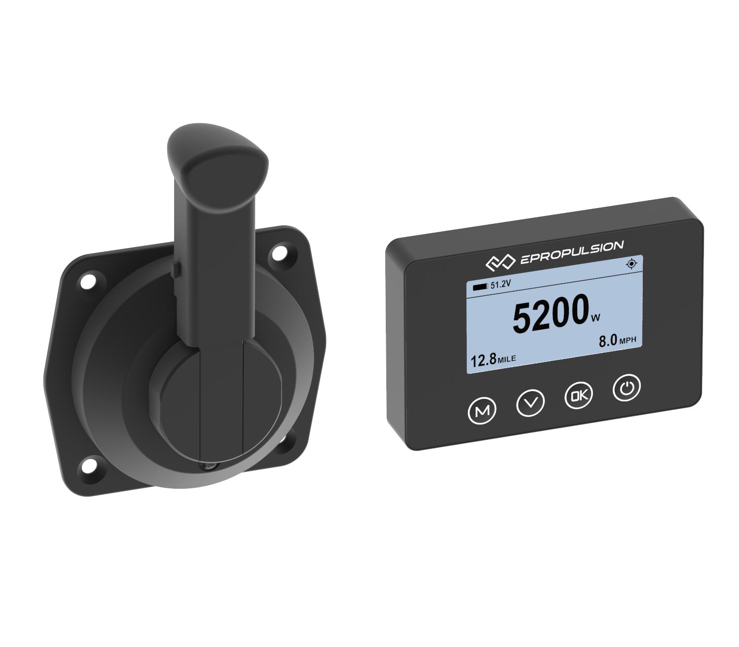 Evo Side Mount Control-electric motor control-outboard motor Control