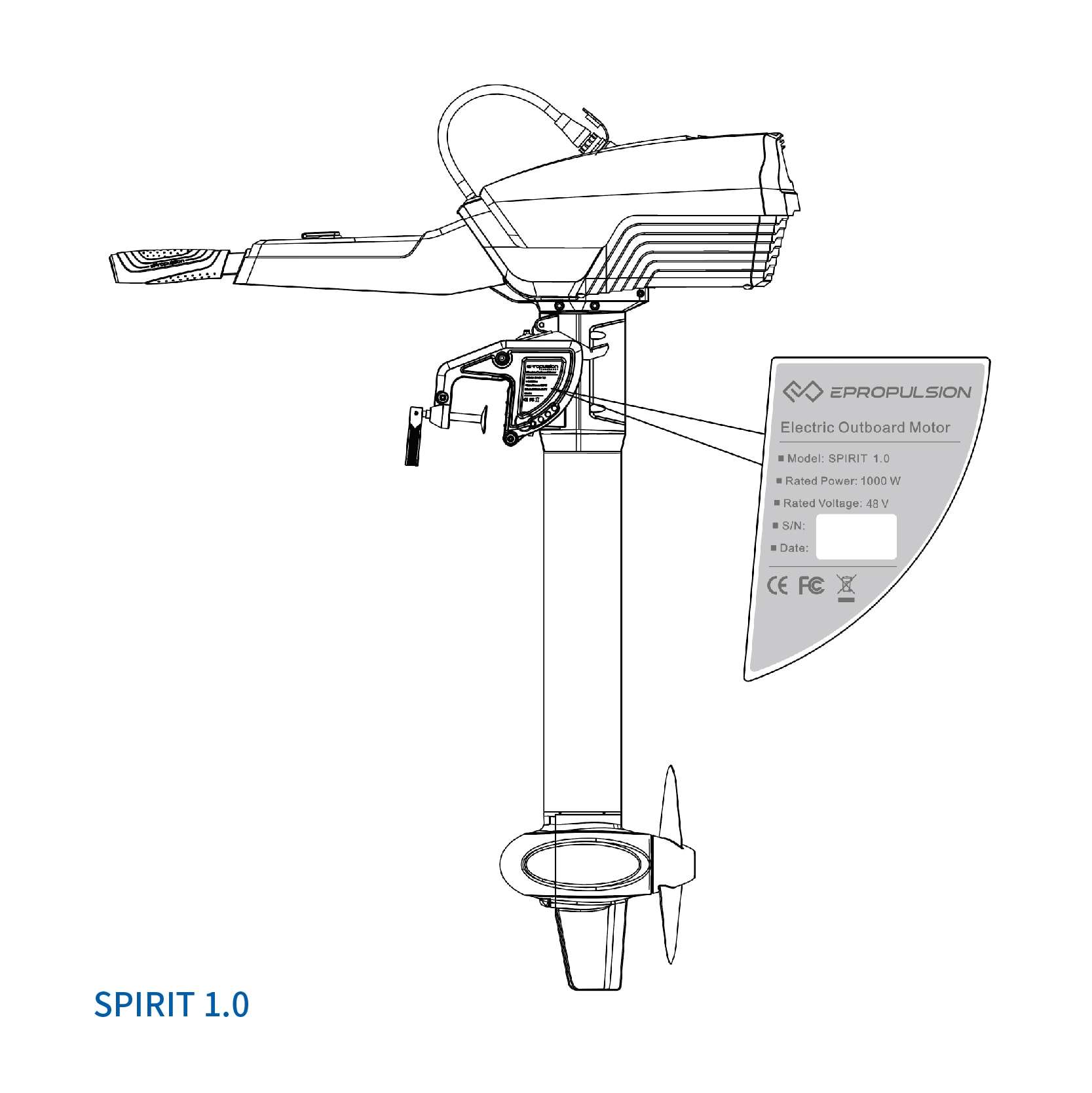 small sailboat outboard