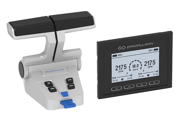 Dual Controller-electric motor control-outboard motor Control