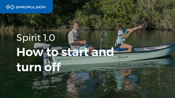 Electric Outboard Motor-Spirit 1.0 Plus-teaching video